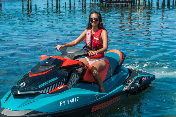 2-hour Jet Ski outing in Puna'auia - Riding alone or sharing one jet ski