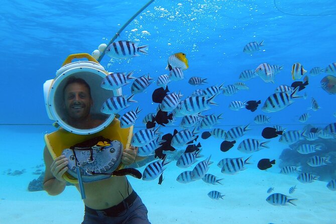 Aqua Safari Introductory Helmet Dive (Underwater Walk) - The safety briefing and first steps underwater