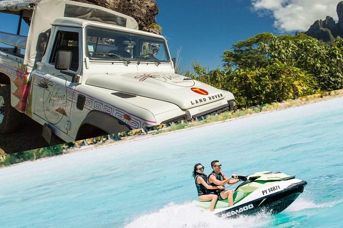 Bora Bora 4WD Tour Including Lunch at Lucky House & Jet Ski Tour - Key points at a glance