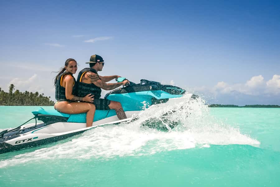 Bora Bora: Combo ATV & Jet Ski Day Trip with Polynesian BBQ - How the $683 price works for two people