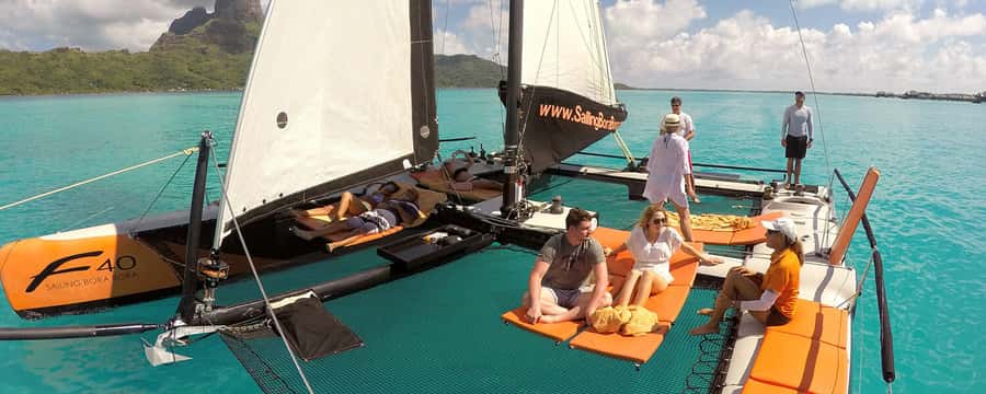 Bora Bora: Half Day Catamaran Sailing & Snorkelling - Mount Otemanu, sandbanks, and the barrier reef