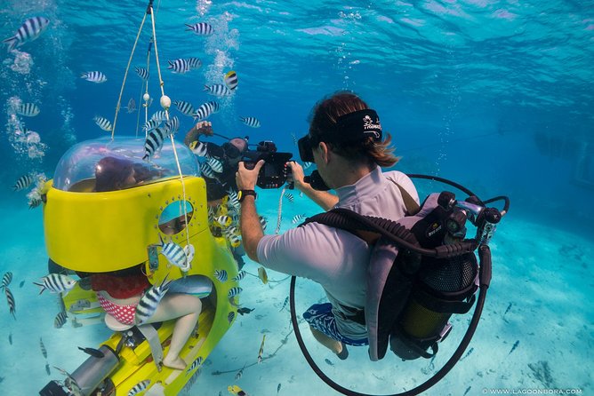 Bora Bora Underwater Scooter - From Your Hotel Pontoon to the Floating Platform