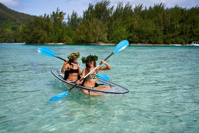 Eco guided excursion to the lagoon of Moorea in transparent kayak 1/2 day morning - Key things to know before you go
