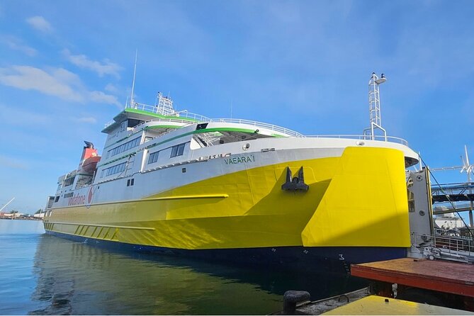Ferry Transfer between Papeete, Tahiti and Moorea - Key points to know before boarding