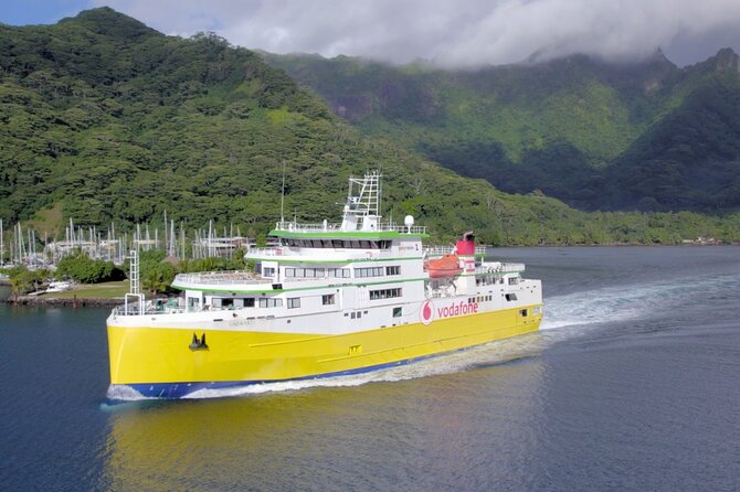 Ferry Transfer between Papeete, Tahiti and Moorea - Why the timetable is the biggest concern