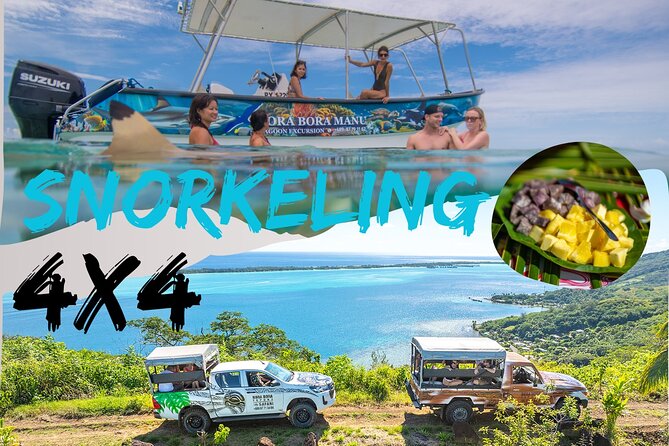 French Polynesia Snorkeling and 4X4 Adventure Tour with Buffet - Key points at a glance