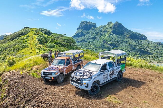 Full Day Combo 4X4 Adventure Tour & Motu FANFAN Pass with Buffet - The 4x4 ride with Adolf or Adolph