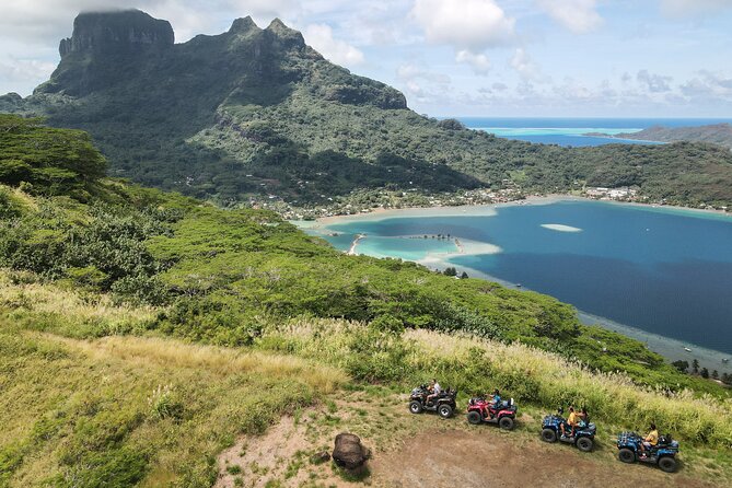 Full Day Combo Bora Bora ATV Tour & Motu Pass with Buffet - Lunch is a full Polynesian spread, not a quick sandwich
