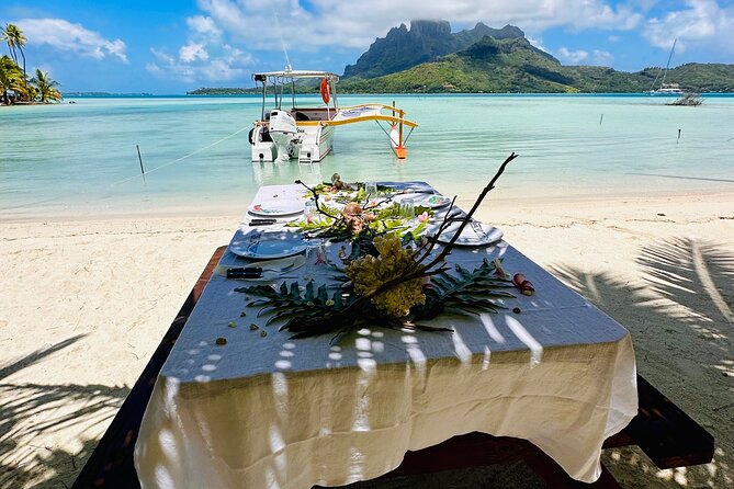 Full Day Lagoon experience with motu lunch - Lunch on a motu, with barbecue and raw fish