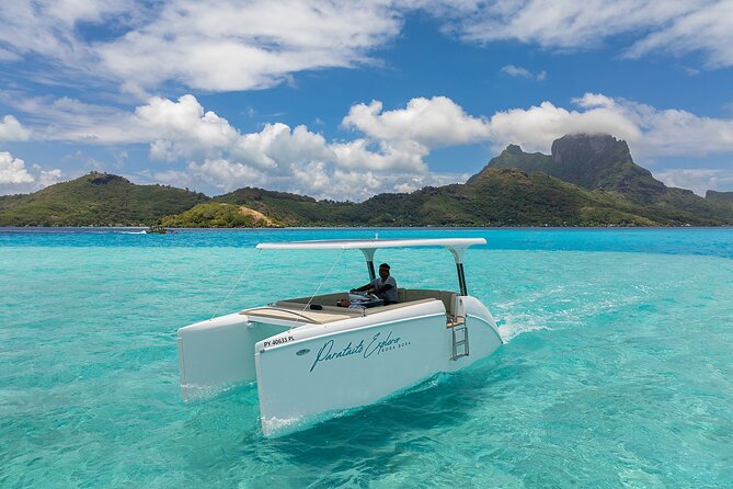 Full Day Solar Boat–Explores Bora Bora at the Rhythm of the Lagoon - Who will get the most from this day