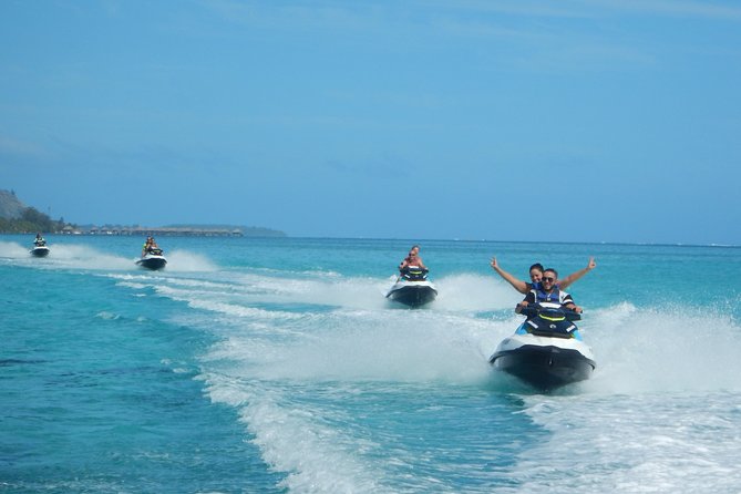 Grand Combo 3H00 of Jetski + 2H30 of Quad - The morning starts with a Moorea lagoon briefing