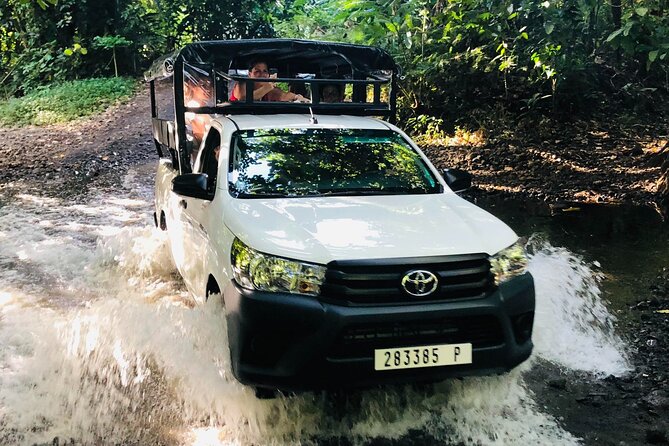 Guided Excursion in 4x4 in Moorea between Land and Sea - Motu Tiahura ends the day on the water