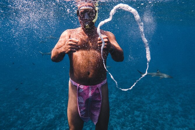 Half-Day Private Luxury Tour from Bora Bora - Swimming near Bora Bora’s black-tip sharks