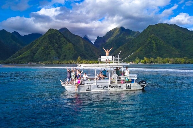 Half day Tahiti Peninsula and Teahupoo boat tour (shared boat) - Watching the Teahupoo reefbreak from the water