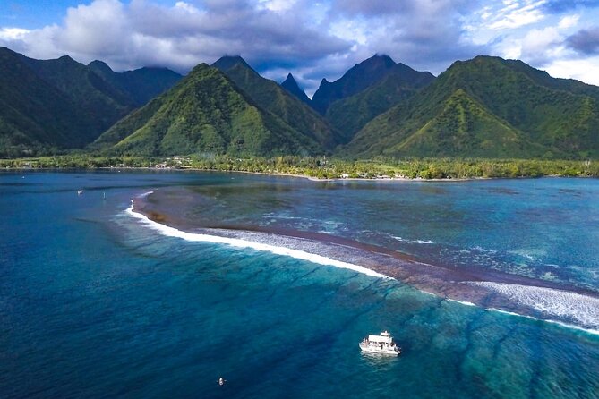 Half day Tahiti Peninsula and Teahupoo boat tour (shared boat) - Swimming and snorkeling on the return