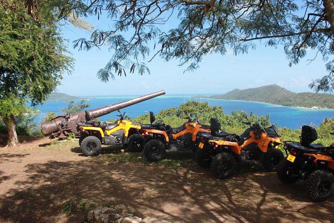 Island Tour & Getaway on the Bora Bora Mountains by Quad / ATV - The road circuit and the reality of off-road time