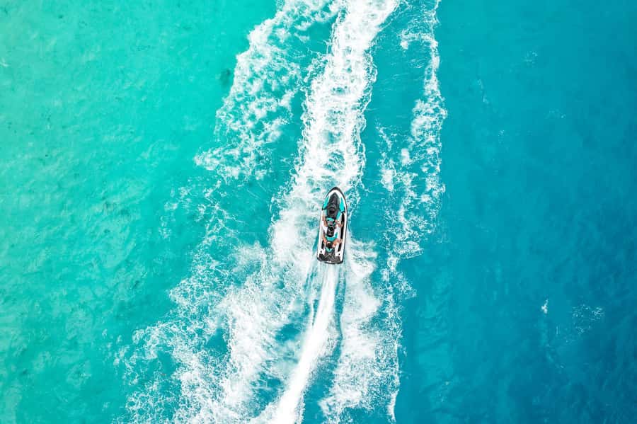 Jet Ski Around Bora Bora - Speed Through Paradise - Pickup by boat or car