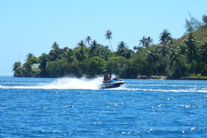Jet-ski excursion 3 hrs Jet ski excursion to Moorea (single or two-seater) - Final call: a strong choice for speed and wildlife