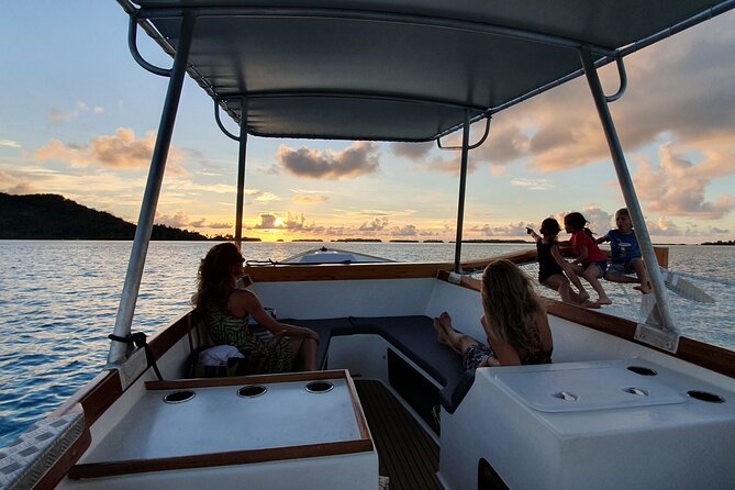 Lagoon Service Private Sunset Cruise - Drinks, seating, and the practical comfort of the boat