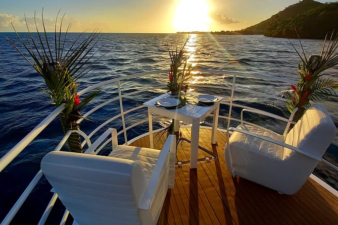 Magical Boat Tour with Underwater Cabin in Bora Bora! - Sandrine, Romain, and a crew that stays involved