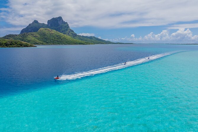 Maitai Tours Self-Drive Bora Bora Jet Ski Tour - The first stop: a white-sand strip in the lagoon