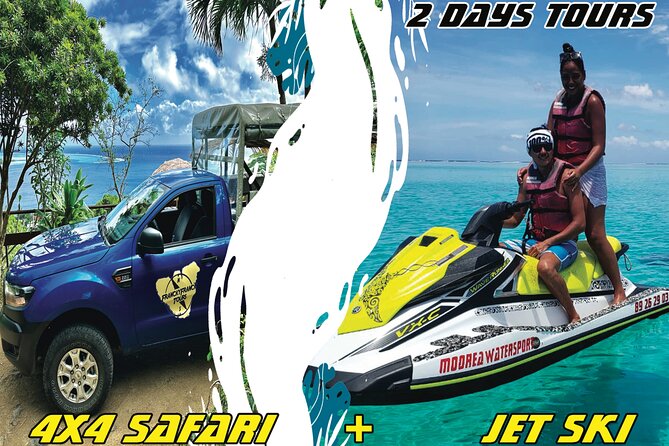 Medium Magical Combo in Moorea of 2 hours of Jetski and 3h30 of Quad - Magic Mountain is the quad section’s big finish