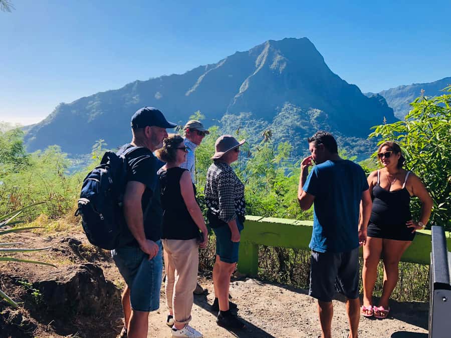 Moorea:4X4 safari excursion between land and sea with lunch - Pickup around Moorea