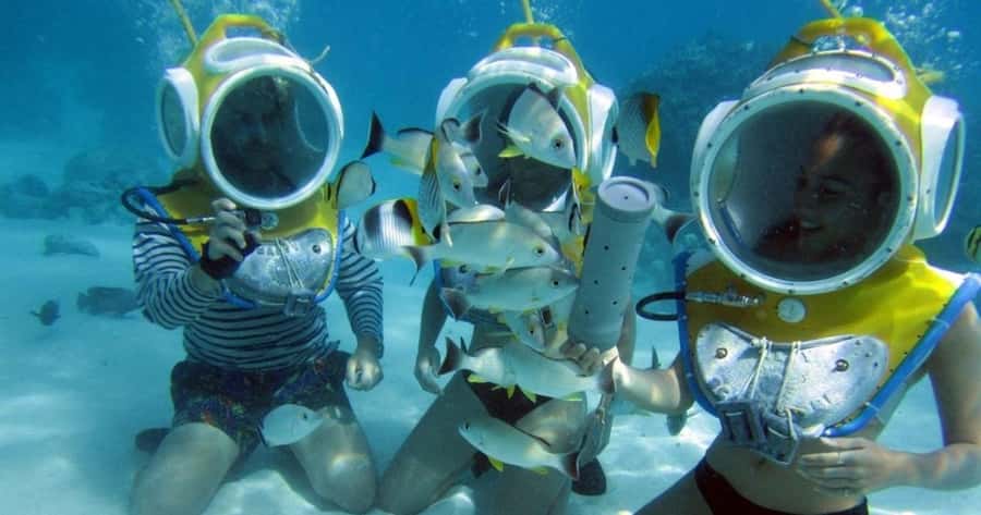 Moorea: Aquablue Helmet Underwater Walking Experience - Key points at a glance