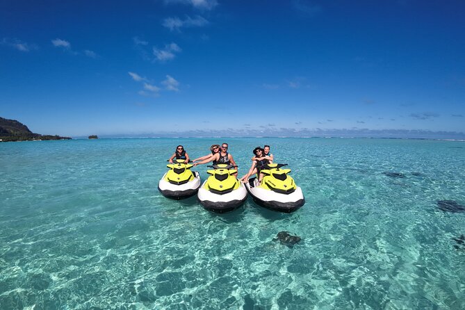 Moorea Combo 2h Jetski 3h30 Quad - Snorkeling with stingrays and blacktip sharks