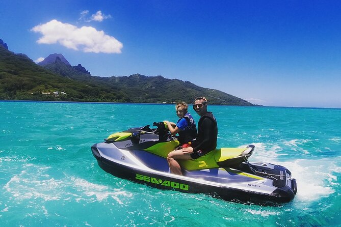 Moorea Combo 2h Jetski 3h30 Quad - The two-hour jet ski ride around Cook and Opunohu bays
