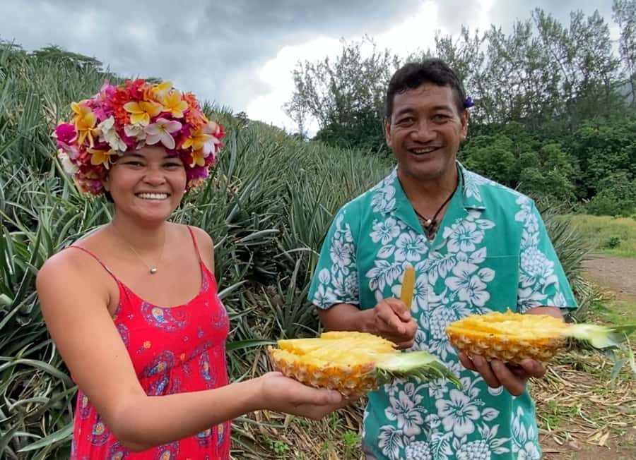 Moorea: Half-Day Open-Air 4WD Safari with Hotel Transfers - Pineapple, juice, jam, and fruit spirits