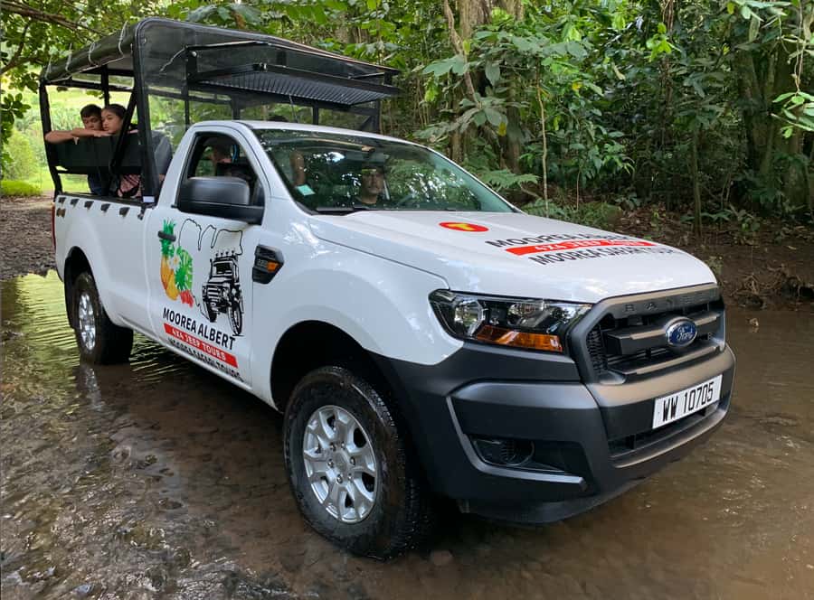 Moorea: Half-Day Open-Air 4WD Safari with Hotel Transfers - Hotel transfers and ferry timing