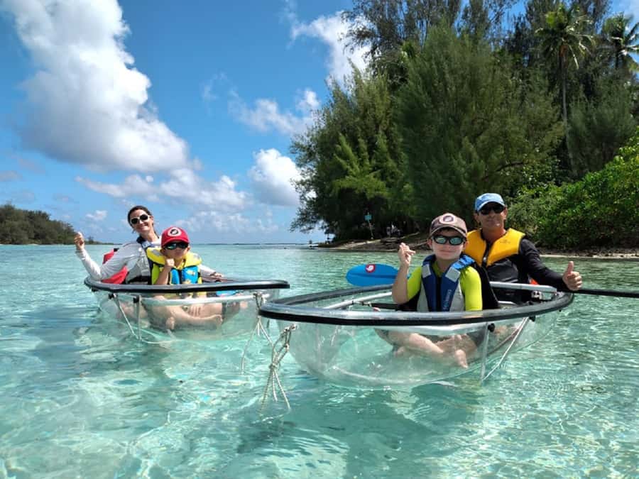 Moorea: Hauru Lagoon 3-hour Guided Kayak Tour with Snack - Watching turtles from above and below