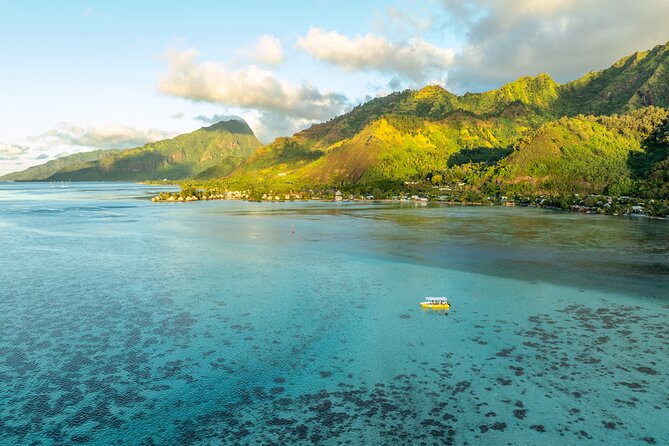 Moorea Sunset Boat Trip - Moorea’s mountains from the water