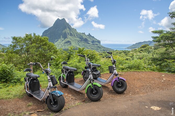 Moorea tour in electric citycoco (in autonomy) - A self-guided ride made for Moorea’s ring road
