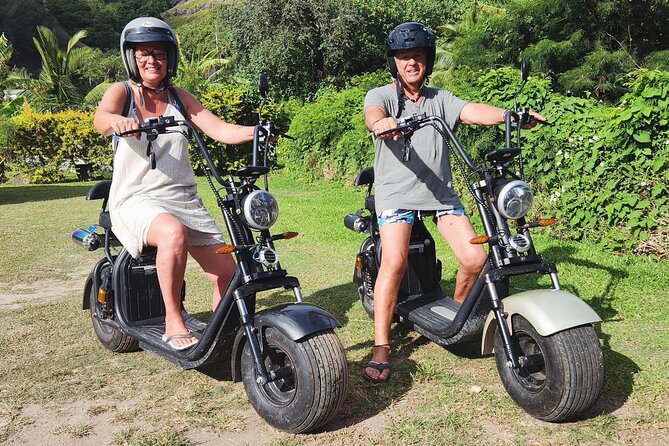Moorea tour in electric citycoco (in autonomy) - Paying for the view at Magic Mountain