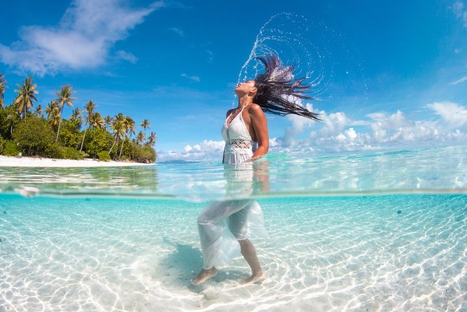 Private Full Day Aquatic Photo Tour + Resort Photo-Shoot (All inclusive) - Making mid-air, waterline, and underwater images