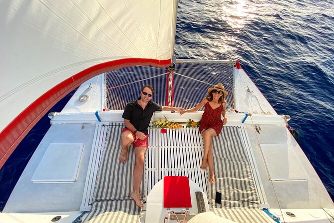 PRIVATE Sunset Cruise : Moorea Sailing on a Catamaran named Taboo - Why a private sunset sail works so well on Moorea