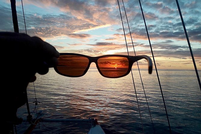 PRIVATE Sunset Cruise : Moorea Sailing on a Catamaran named Taboo - Drinks, snacks, and special touches