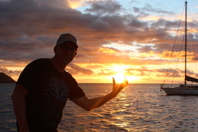 PRIVATE Sunset Cruise : Moorea Sailing on a Catamaran named Taboo - The price and who gets the best value