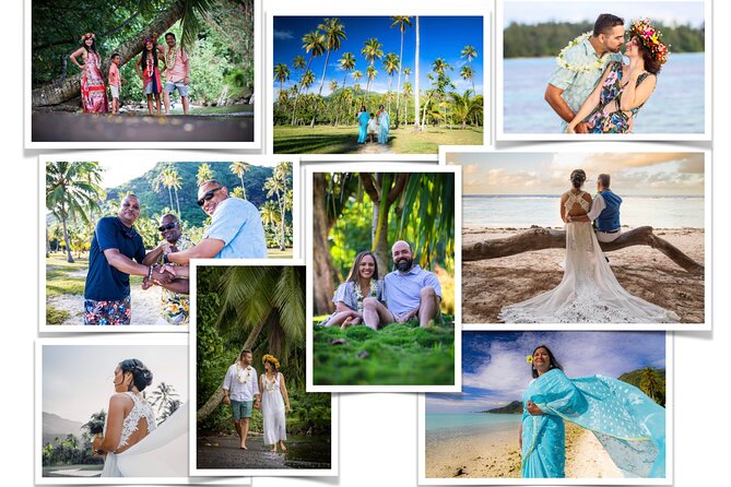 Professional Photo Shooting in Moorea, unique session adapted - Moorea becomes the backdrop