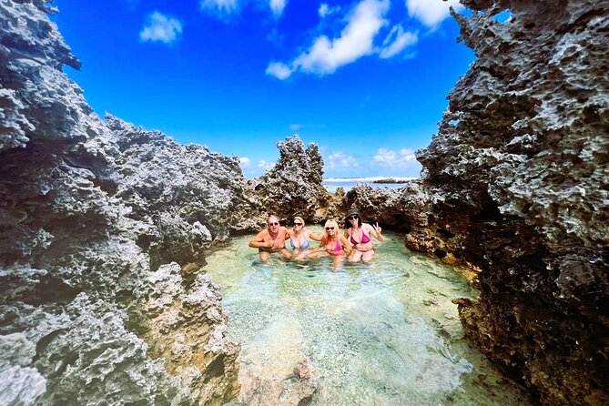 REEF ISLAND | private island | pink sand | natural swimming pools - The morning crossing from Ohotu
