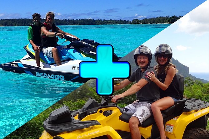 Small Magic Combo 3h30 of Quad + 1H00 of Jetski - Two sides of Moorea in one morning