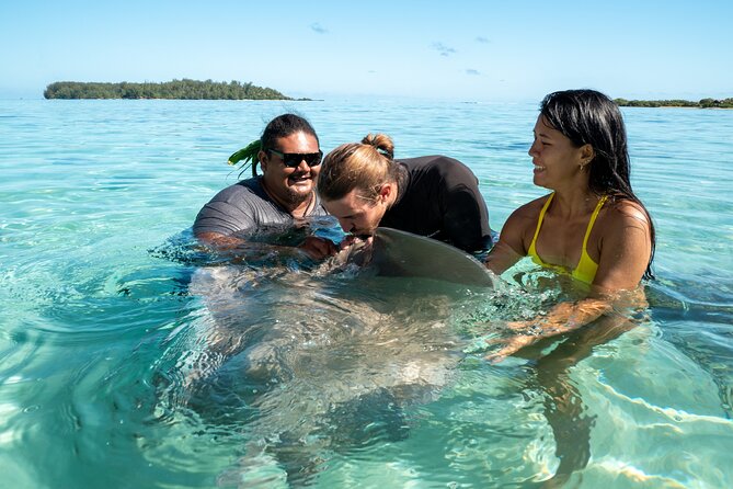 Snorkeling excursion and encounter with marine fauna in Moorea - The first ride across Moorea’s changing lagoon