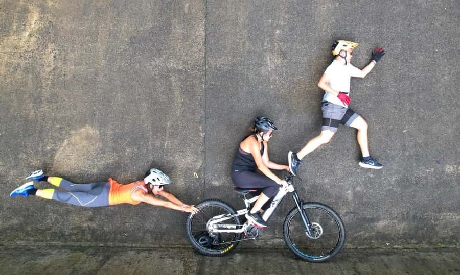 Tahiti E-bike, mtb, vtt Tour with Swimming and Lunch - The practical side of riding in Tahiti