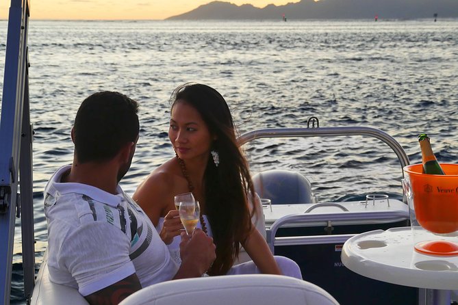 Toa Boat Bora Bora Private Sunset On Majestic Pontoon Boat - Proposal and vow renewal potential