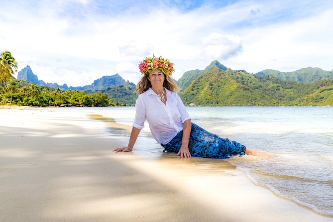 Unique photo shoot in the heart DE Moorea: Beach & mountain combo - Starting at 8:00 am with a private vehicle
